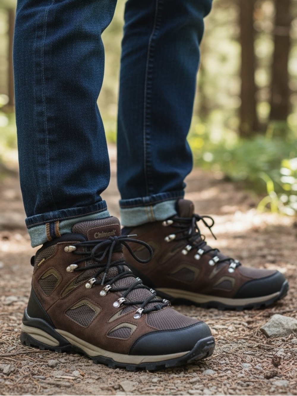Chinook "Santian" Mid-Height Waterproof Brown Suede Boot